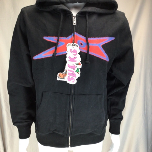 NWT Carpet Company Bizarro Zip Up Hoodie - Size S - Picture 2 of 13